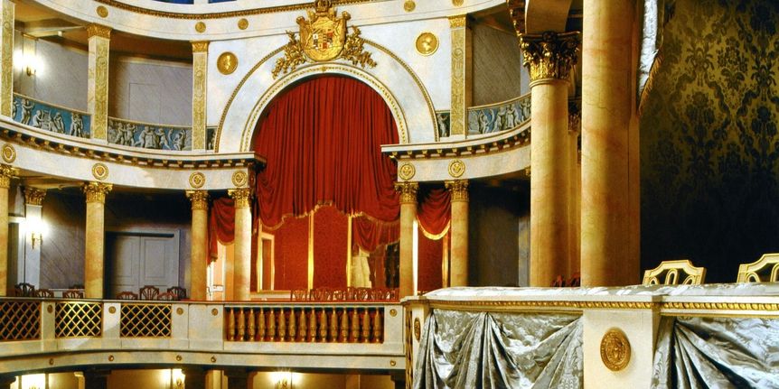 Image: View of the palace theater, Ludwigsburg Residential Palace.
